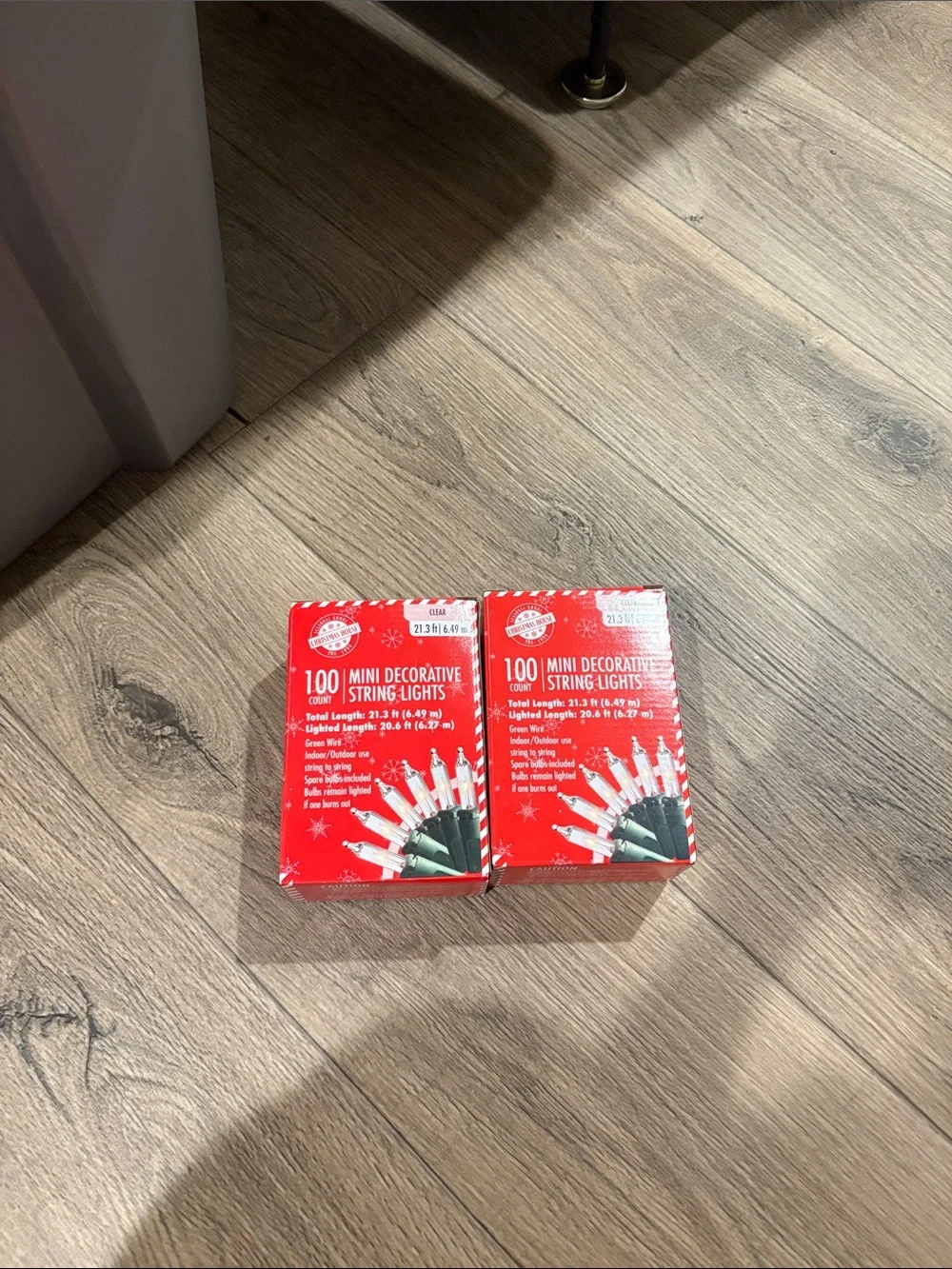 Mini Decorative String Lights - Red Box (100 Count)